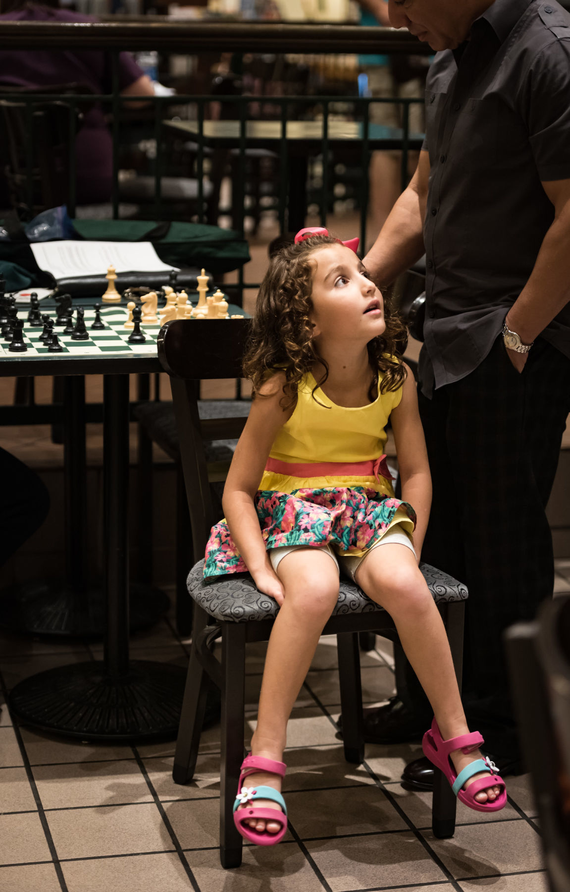 Celine Atassi 5 Year Old Chess Player
